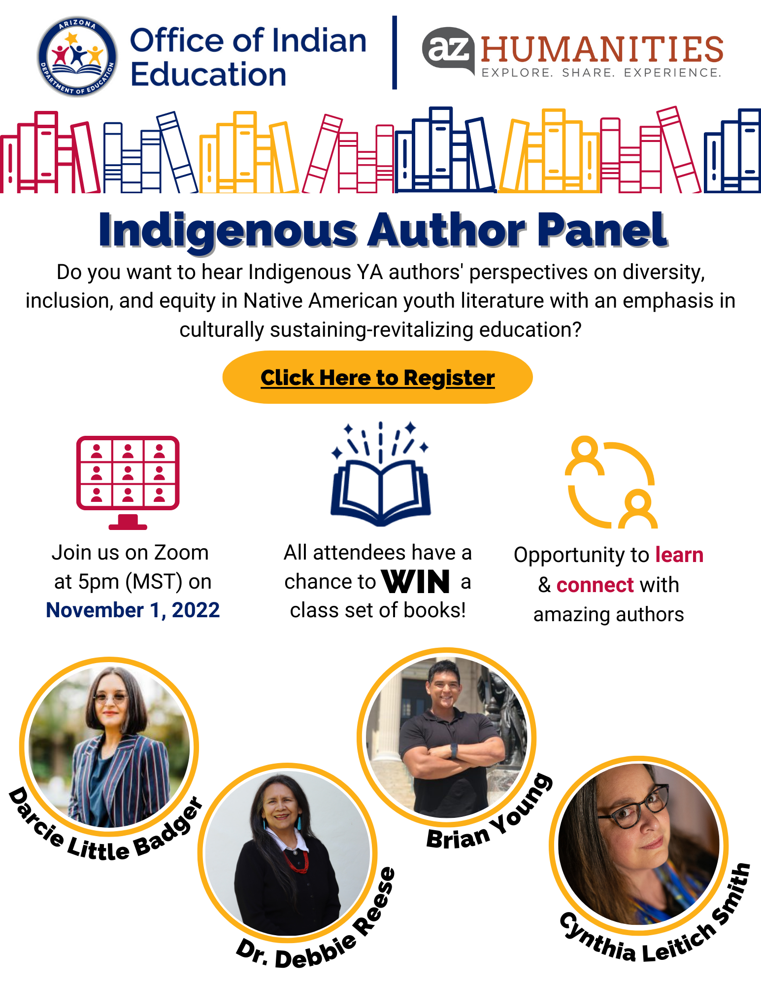Indigenous author panel native american heritage month kick off